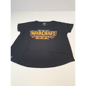 Warcraft III Reforged Shirt Womens Large Black Blizzard Entertainment Gaming Tee